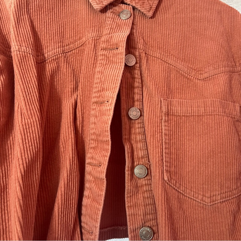 Women's Cropped Jacket - Rust - Picture 3 of 7